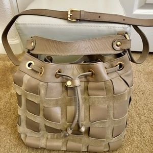 Leather Bucket Bag Made in Italy